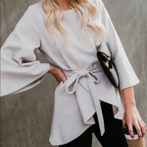 VICI upcountry wrap sweater NWOT